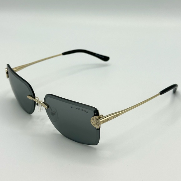 NWT MICHAEL KORS Sedona Sunglasses - Gold with Grey Lens - Picture 1 of 14